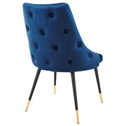Tufted performance velvet dining side chair in navy by Modway additional picture 6