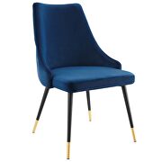 Tufted performance velvet dining side chair in navy by Modway additional picture 7