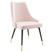 Tufted performance velvet dining side chair in pink by Modway additional picture 7