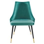 Tufted performance velvet dining side chair in teal by Modway additional picture 5