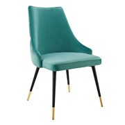 Tufted performance velvet dining side chair in teal by Modway additional picture 7