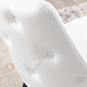 Tufted performance velvet dining side chair in white by Modway additional picture 2