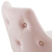 Performance velvet counter stool in pink by Modway additional picture 4
