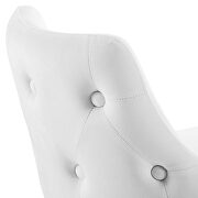Performance velvet counter stool in white additional photo 4 of 7