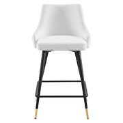 Performance velvet counter stool in white by Modway additional picture 8