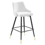 Performance velvet bar stool in white by Modway additional picture 7