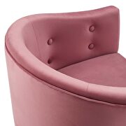 Tufted counter stool in dusty rose by Modway additional picture 3