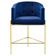 Tufted counter stool in navy by Modway additional picture 7