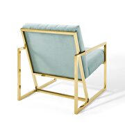 Channel tufted performance velvet armchair in mint by Modway additional picture 6