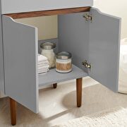 Bathroom vanity cabinet (sink basin not included) in gray walnut by Modway additional picture 3