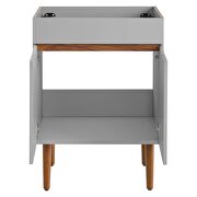 Bathroom vanity cabinet (sink basin not included) in gray walnut by Modway additional picture 4