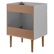 Bathroom vanity cabinet (sink basin not included) in gray walnut by Modway additional picture 6