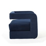 Tufted performance velvet accent armchair in midnight blue by Modway additional picture 6