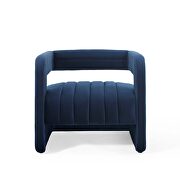 Tufted performance velvet accent armchair in midnight blue by Modway additional picture 7