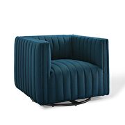 Tufted swivel upholstered armchair in azure by Modway additional picture 7