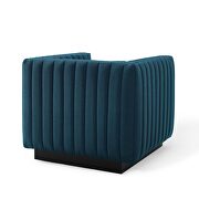 Tufted upholstered fabric armchair in azure by Modway additional picture 6