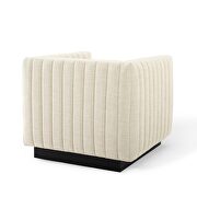 Tufted upholstered fabric armchair in beige by Modway additional picture 6