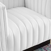 Tufted upholstered fabric armchair in white by Modway additional picture 10