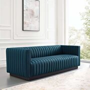 Tufted upholstered fabric sofa in azure by Modway additional picture 10