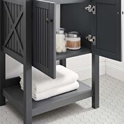 Bathroom vanity cabinet (sink basin not included) in gray by Modway additional picture 4