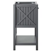 Bathroom vanity cabinet (sink basin not included) in gray by Modway additional picture 8