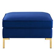 Performance velvet ottoman in navy by Modway additional picture 3