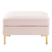 Performance velvet ottoman in pink by Modway additional picture 3