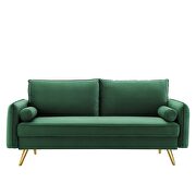 Performance velvet sofa in emerald by Modway additional picture 7