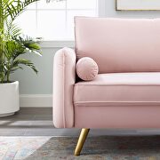 Performance velvet sofa in pink by Modway additional picture 5