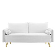 Performance velvet sofa in white by Modway additional picture 7