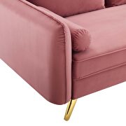 Performance velvet loveseat in dusty rose by Modway additional picture 6
