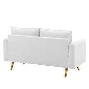 Performance velvet loveseat in white by Modway additional picture 9