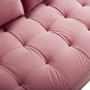 Performance velvet loveseat in dusty rose by Modway additional picture 3