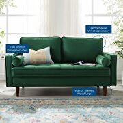 Performance velvet loveseat in green by Modway additional picture 9