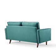 Performance velvet loveseat in teal by Modway additional picture 4