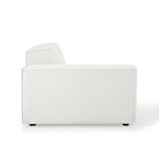 Low-profile white fabric 2pcs modular sectional sofa by Modway additional picture 6