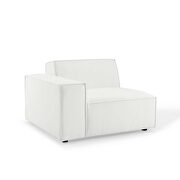 Low-profile white fabric 2pcs modular sectional sofa by Modway additional picture 8
