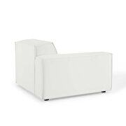 Low-profile white fabric 2pcs modular sectional sofa by Modway additional picture 9