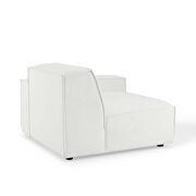 Low-profile white fabric 2pcs modular sectional sofa by Modway additional picture 10