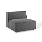 Piece sectional sofa in charcoal by Modway additional picture 2