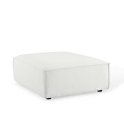 Modular low-profile white fabric 4pcs sectional sofa by Modway additional picture 2