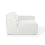 Modular low-profile white fabric 4pcs sectional sofa by Modway additional picture 7