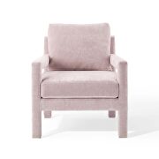 Crushed performance velvet armchair in pink by Modway additional picture 7
