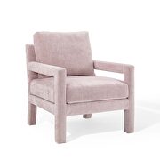 Crushed performance velvet armchair in pink by Modway additional picture 8
