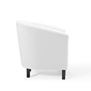 Performance velvet armchair in white by Modway additional picture 3