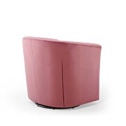 Tufted performance velvet swivel armchair in dusty rose by Modway additional picture 8