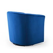 Tufted performance velvet swivel armchair in navy by Modway additional picture 7