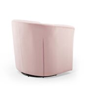 Tufted performance velvet swivel armchair in pink by Modway additional picture 9