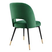 Performance velvet dining side chair in emerald by Modway additional picture 6