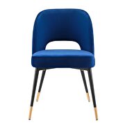 Performance velvet dining side chair in navy by Modway additional picture 5